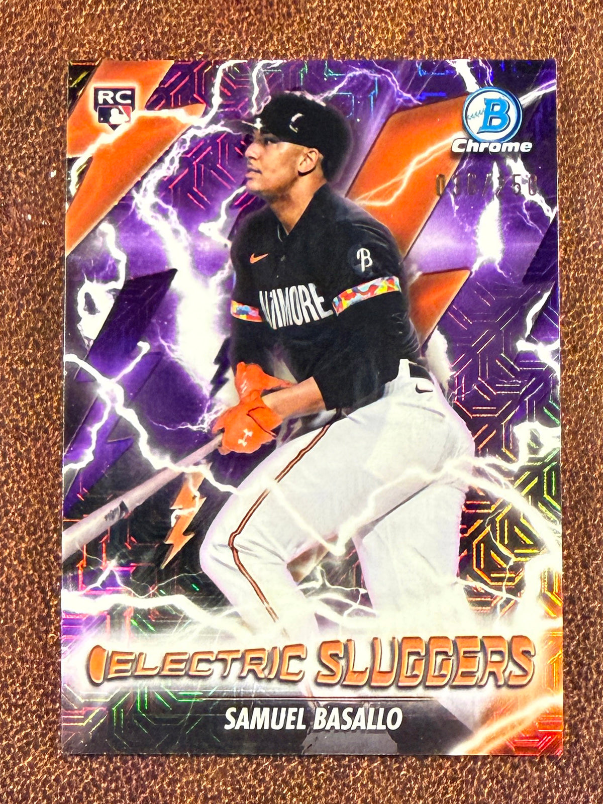 Samuel Basallo - 2026 Bowman - PURPLE Electric Sluggers /250 - Orioles