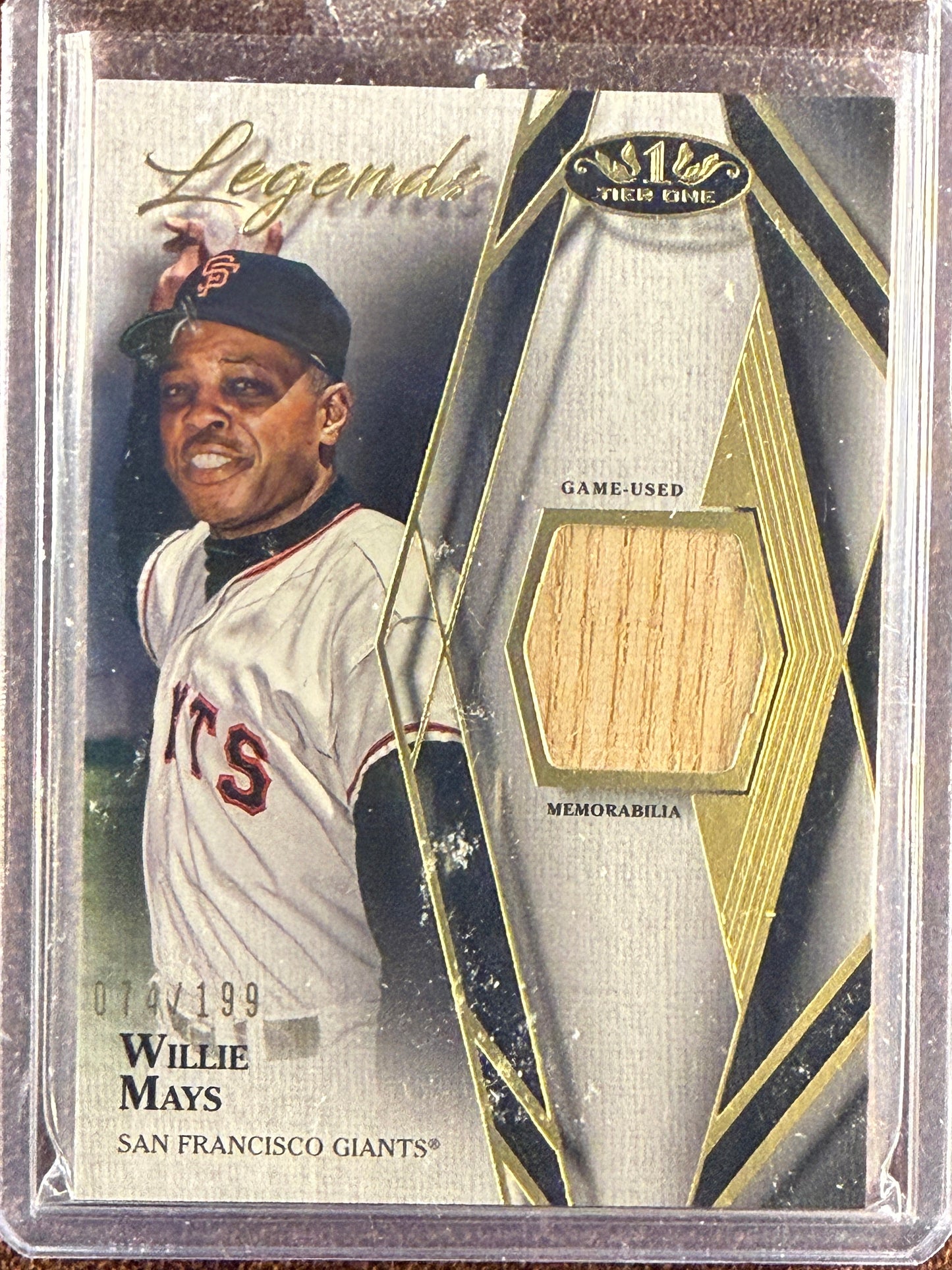 Willie May - 2022 Topps Tier One - Game Used RELIC /199 - Giants