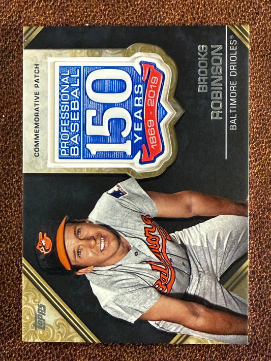 Brooks Robinson - 2019 Topps Update - 150th Anniversary Commemorative Patch /50 - Orioles