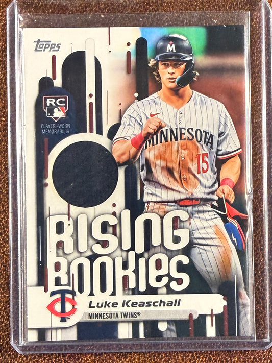 Luke Keaschall - 2025 Topps Update - Rising Rookies RELIC - Twins
