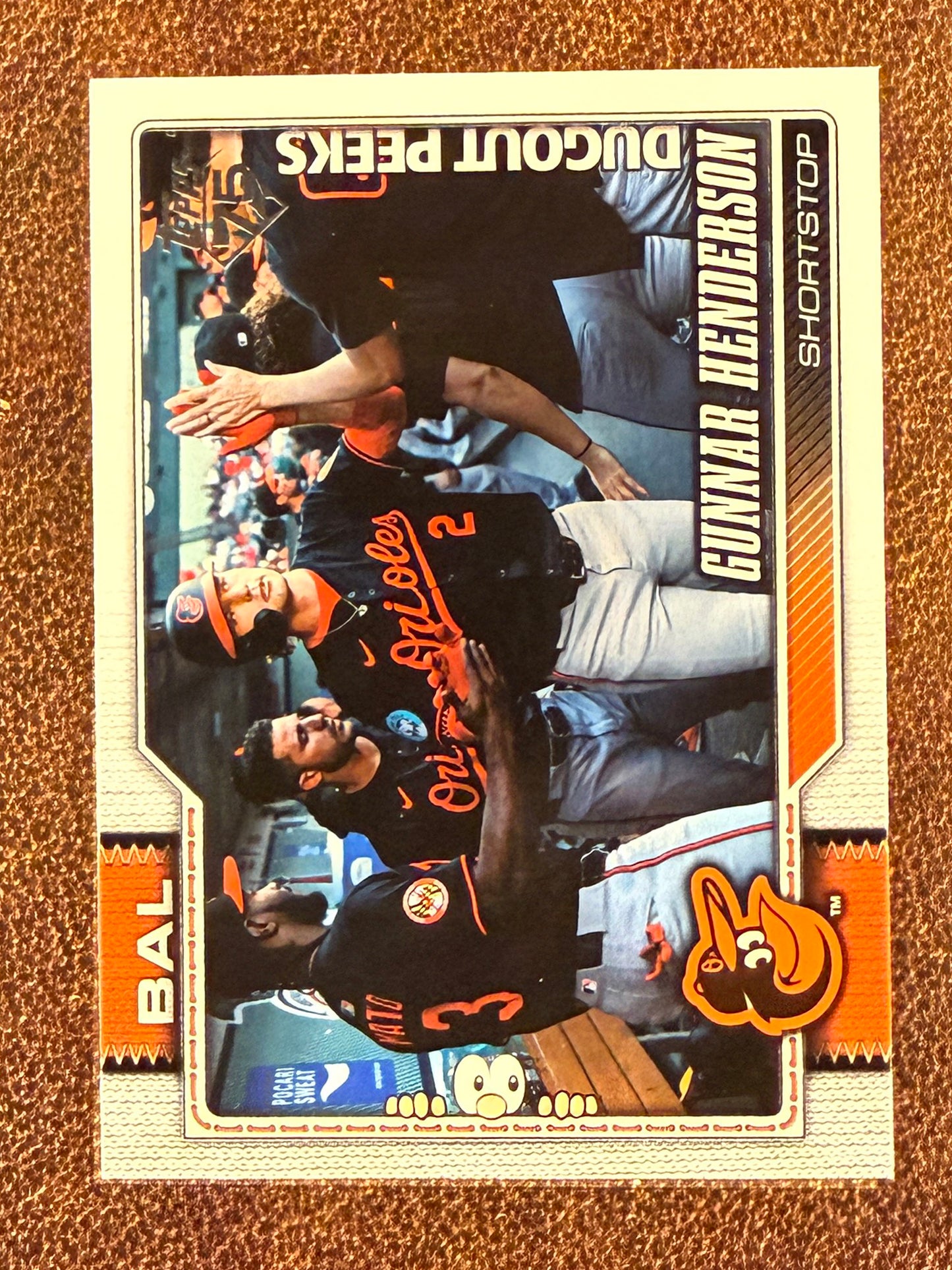 Gunnar Henderson - 2026 Topps Series 1 - Dugout Peeks - Orioles