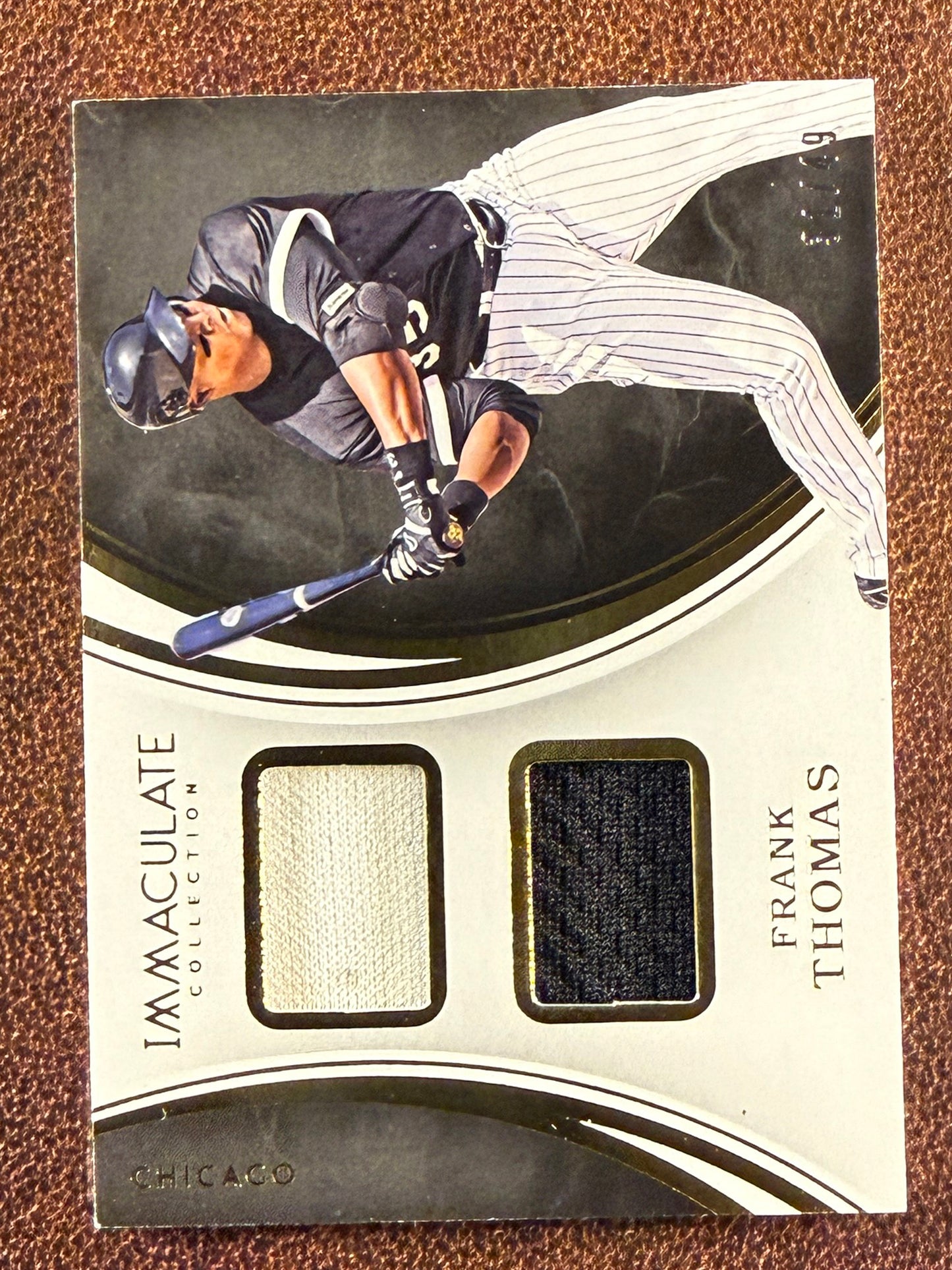 Frank Thomas - 2016 Panini Immaculate - Dual GOLD Relic /49 - White Sox