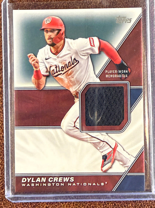 Dylan Crews - 2026 Topps Series 1 - Major League Material RELIC - Nationals