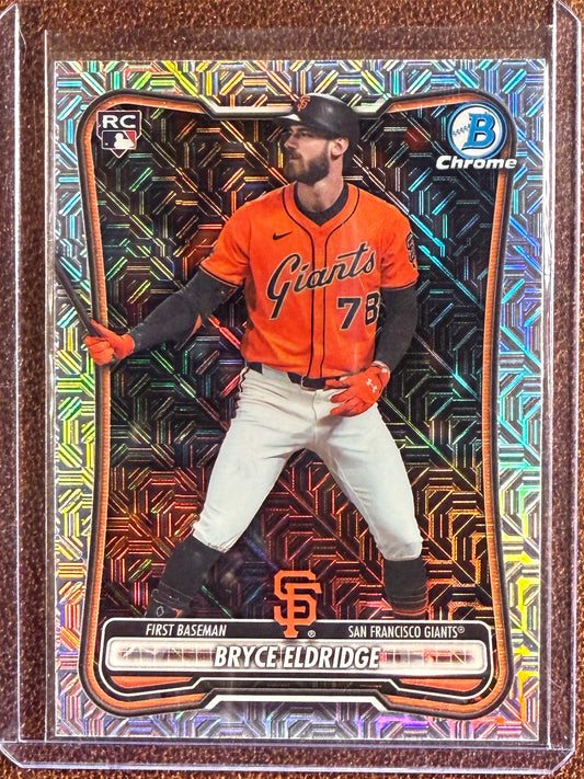 Bryce Eldridge - 2026 Bowman - Rookie MOJO Refractor - Giants
