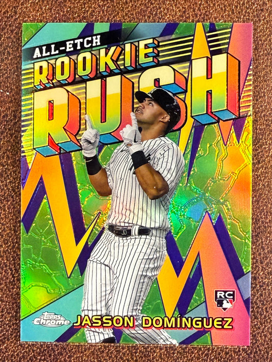 Jasson Dominguez - 2024 Topps Chrome - All Etch Rookie Rush - Yankees