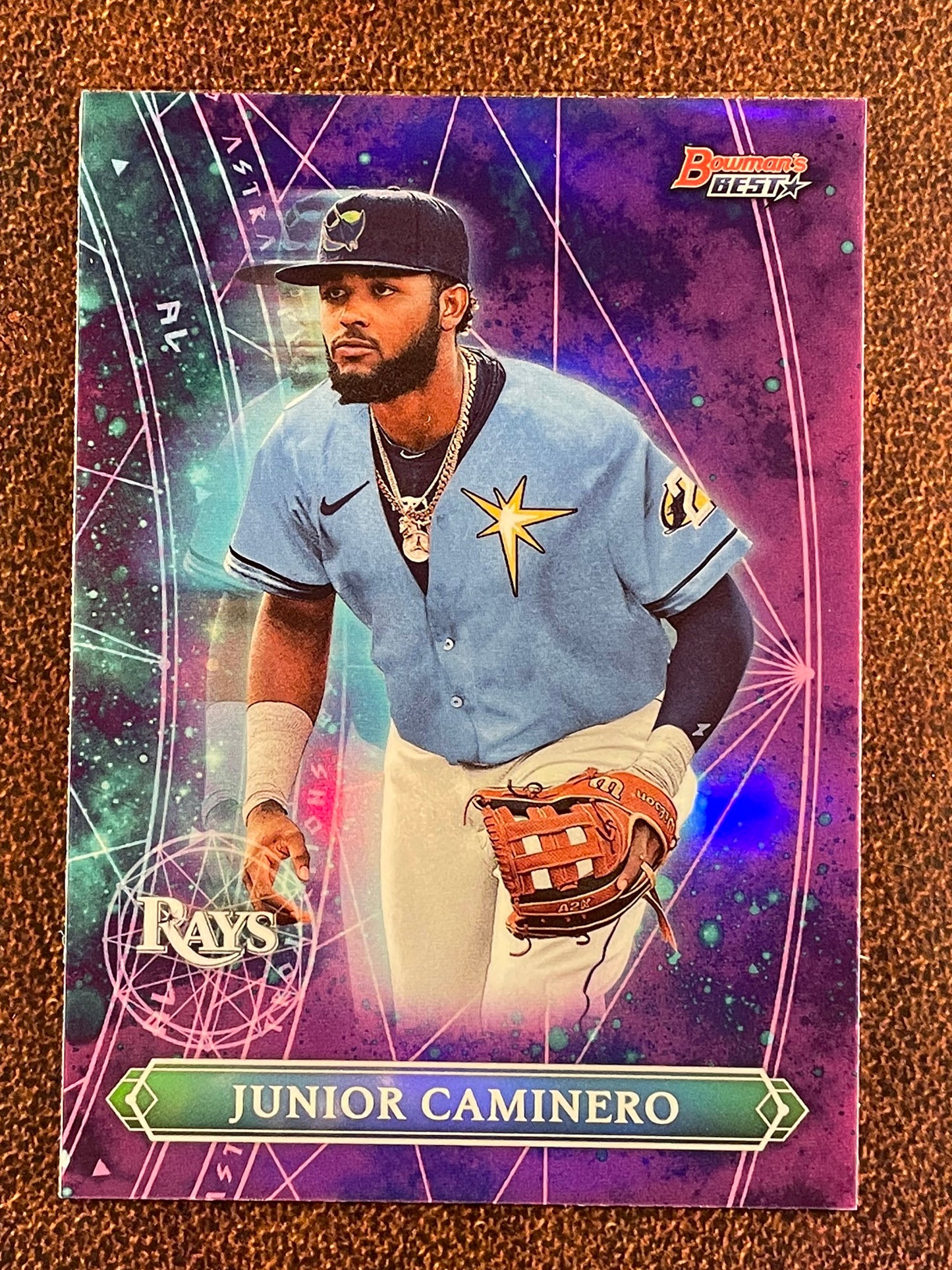 Junior Caminero - 2023 Bowman's Best - Astral Projections - Rays