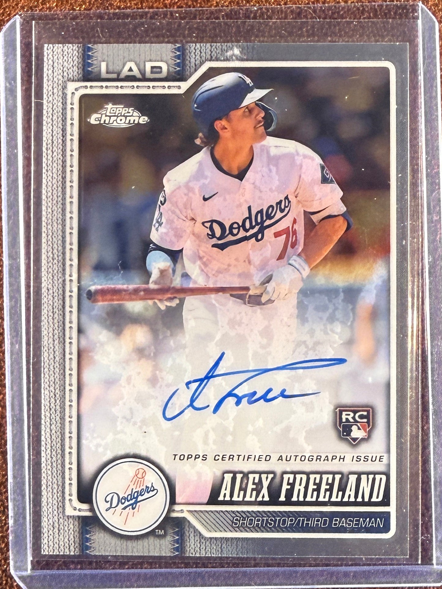 Alex Freeland - 2026 Topps Chrome - Rookie AUTO - Dodgers