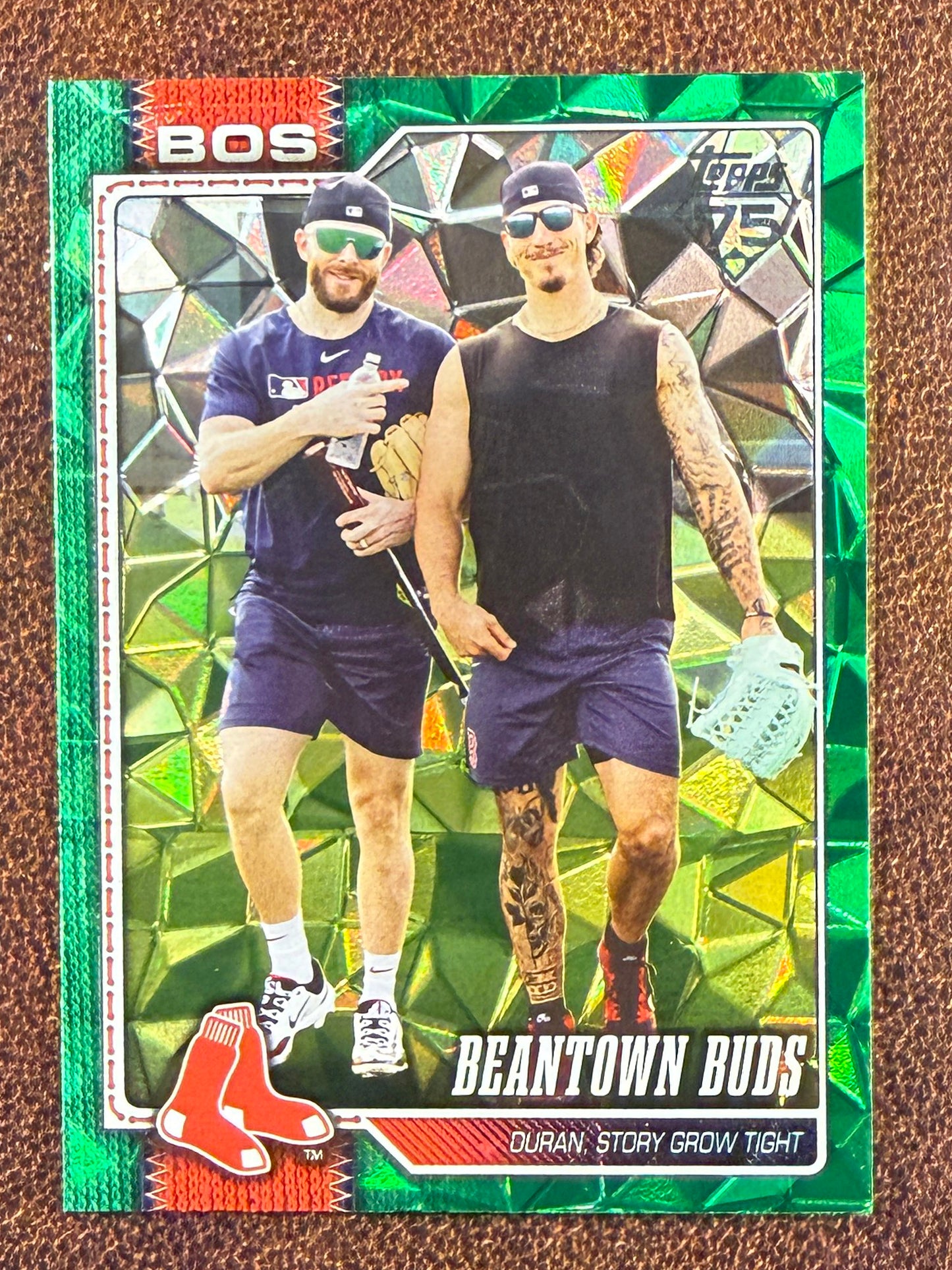 Jarren Duran / Trevor Story - 2026 Topps Series 2 - GREEN Diamante /99 - Red Sox