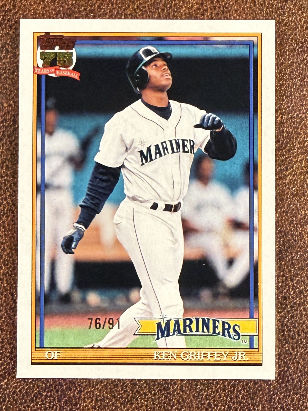 Ken Griffey Jr. - 2026 Topps - The Real One /91 (*Corner Whiting On Back*) - Mariners