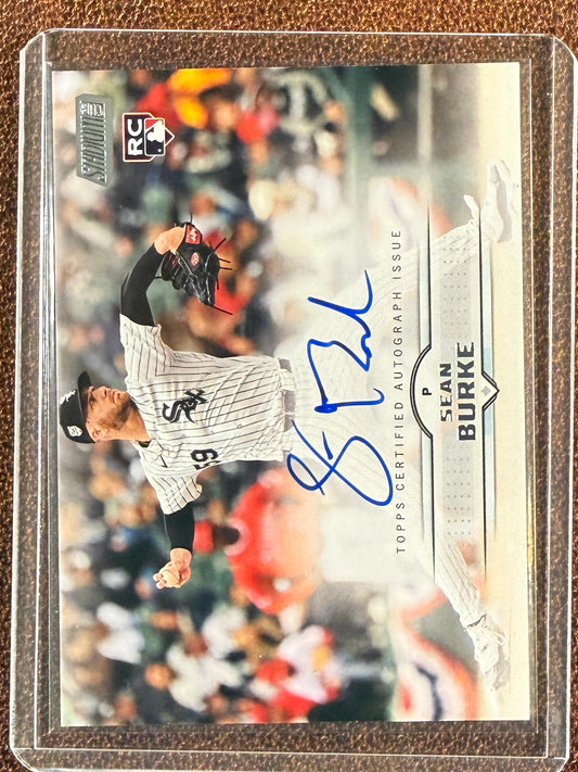Sean Burke - 2025 Topps Stadium Club - AUTO - White Sox