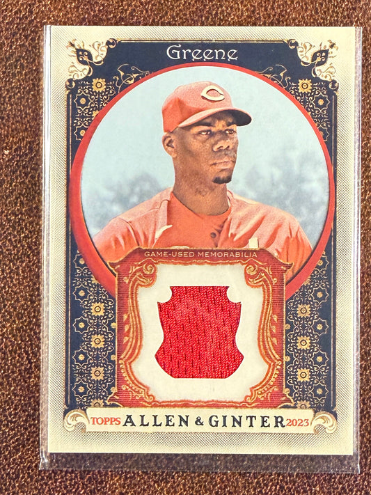 Hunter Greene - 2023 Allen & Ginter - RELIC - Reds