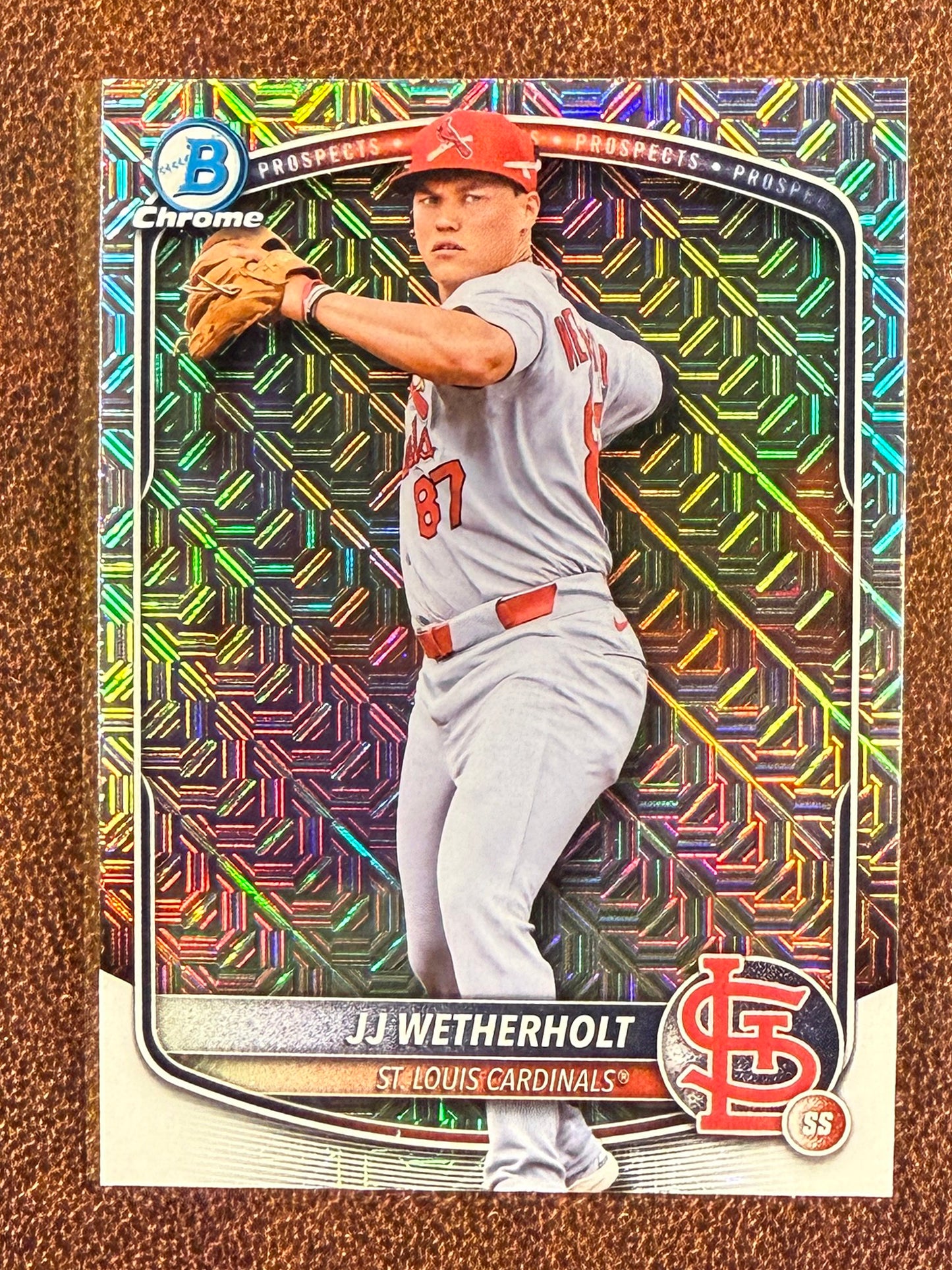 JJ Wetherholt - 2025 Bowman Draft - MOJO - Cardinals
