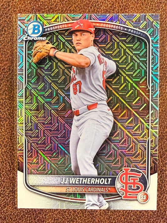 JJ Wetherholt - 2025 Bowman Draft - MOJO - Cardinals