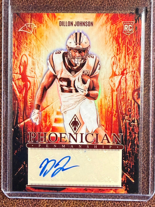 Dillon Johnson - 2024 Panini Phoenix - Phoenician Rookie AUTO - Panthers