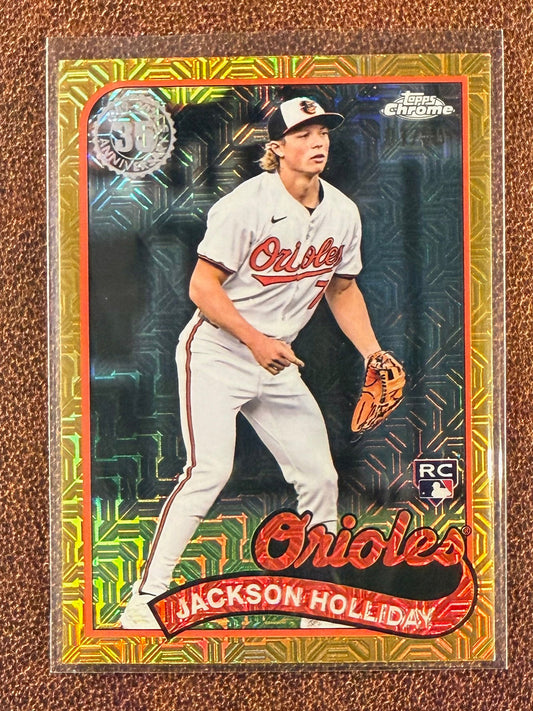 Jackson Holliday - 2024 Topps Update - Rookie Gold Mojo /50 - Orioles