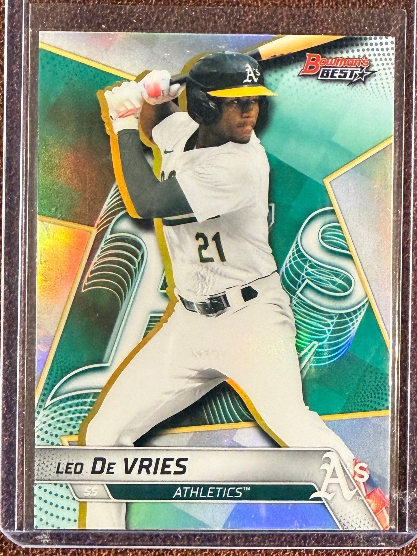 Leo De Vries - 2025 Bowmans Best - Refractor - Athletics