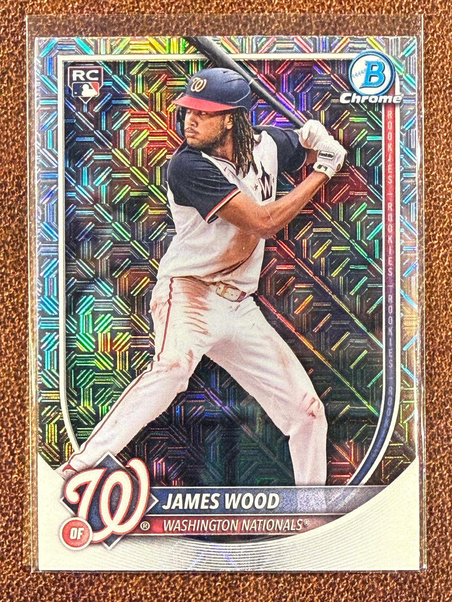 James Wood - 2025 Bowman Chrome - Rookie MOJO - Nationals