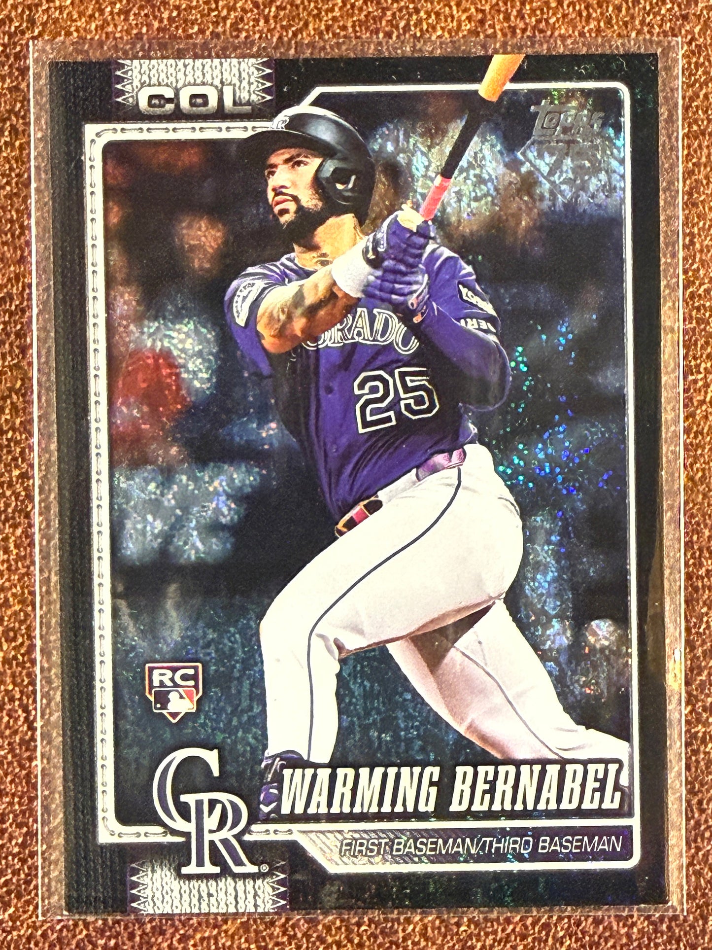 Warming Bernabel - 2026 Topps Series 1 - Rookie BLACK Holofoil /10 - Rockies