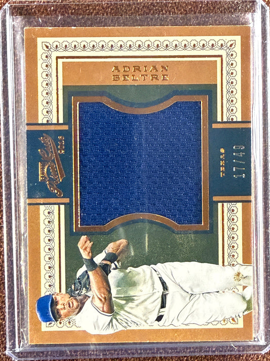 Adrian Beltre - 2016 Panini Prime Cuts - Bronze Relic /49 - Rangers