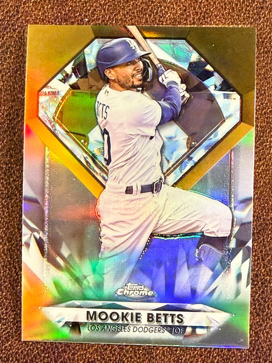 Mookie Betts - 2022 Topps Chrome Update - Diamond Greats - Dodgers