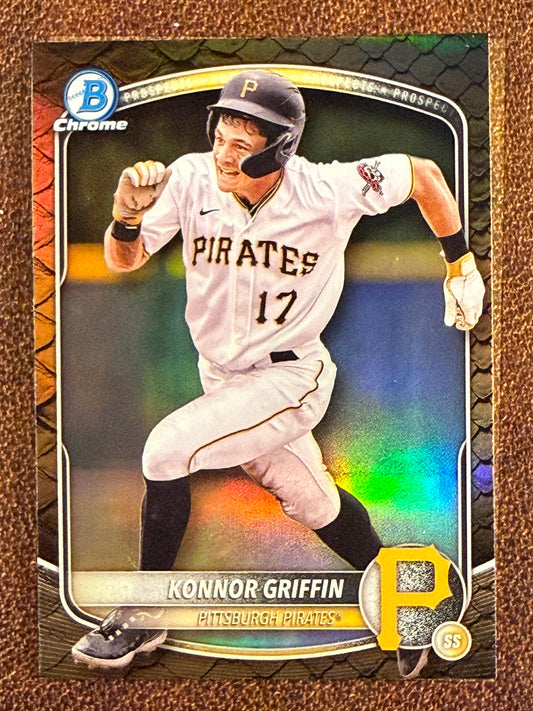 Konnor Griffin - 2025 Bowman Chrome - Reptilian - Pirates
