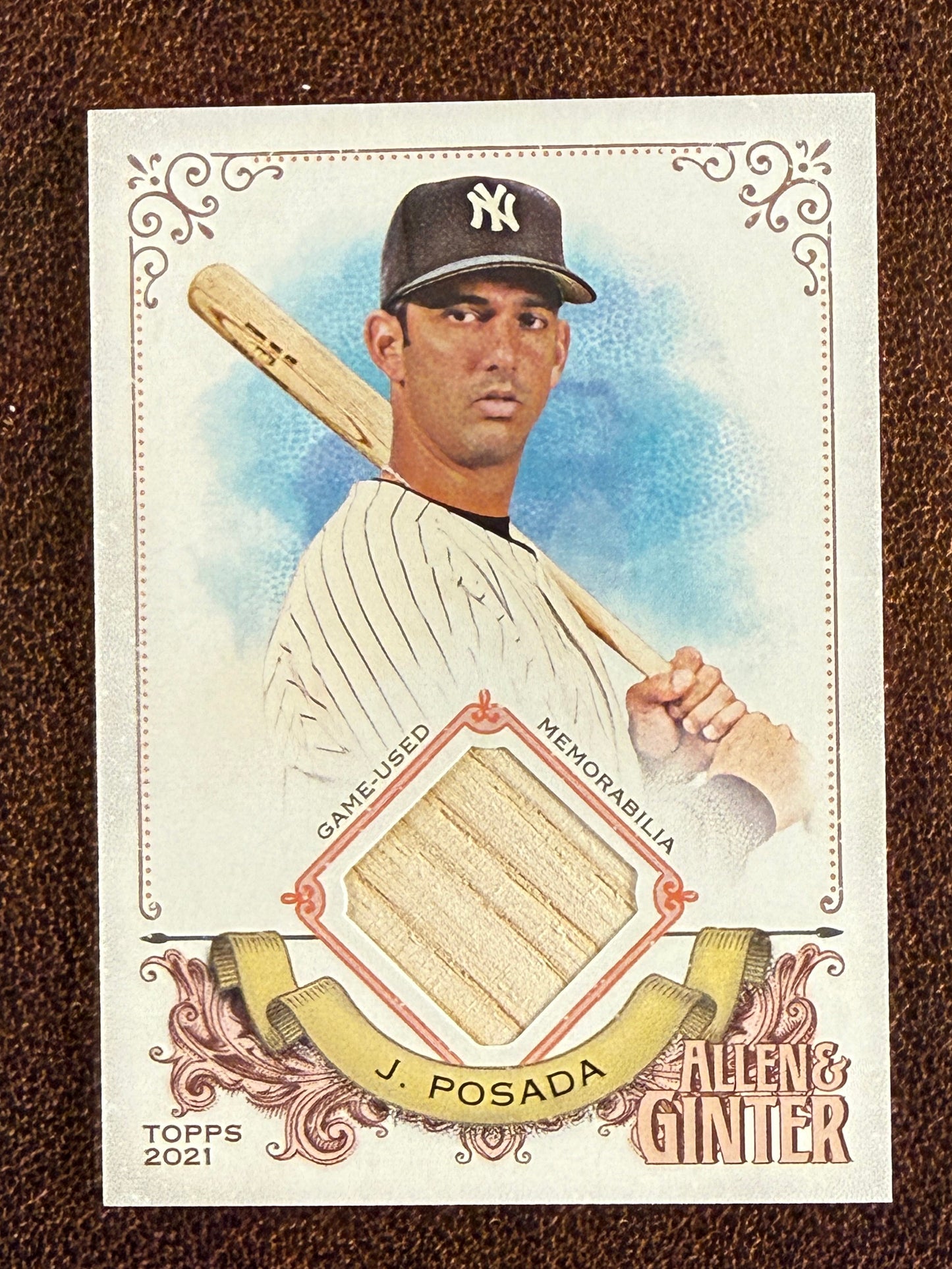 Jorge Posada - 2021 Allen & Ginter - Game-Used RELIC - Yankees