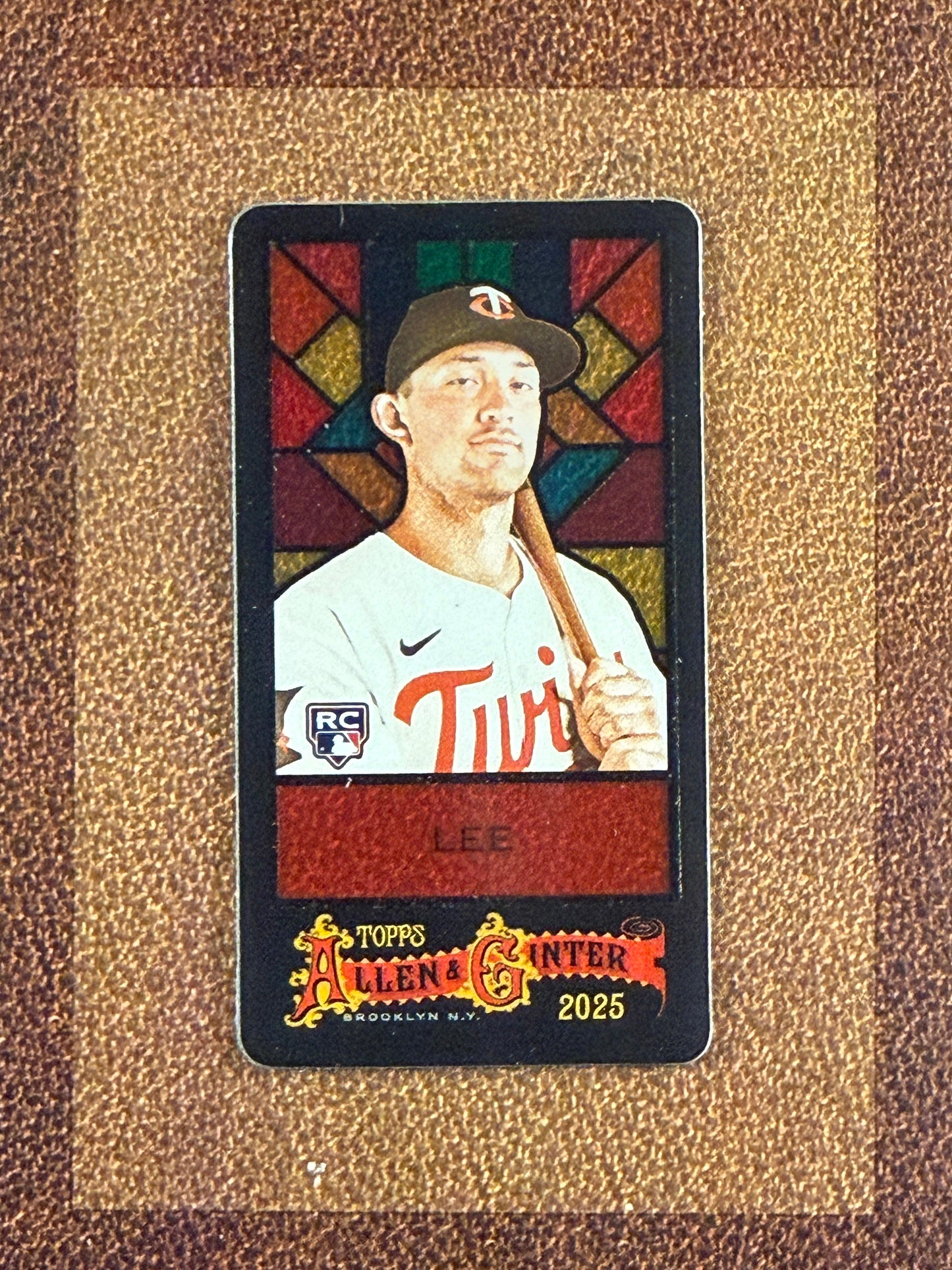 Brooks Lee - 2025 Allen & Ginter - Rookie Mini Stained Glass #384 - Twins
