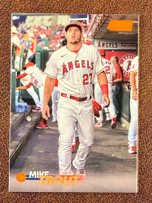 Mike Trout - 2023 Topps Stadium Club - ORANGE /199 - Angels