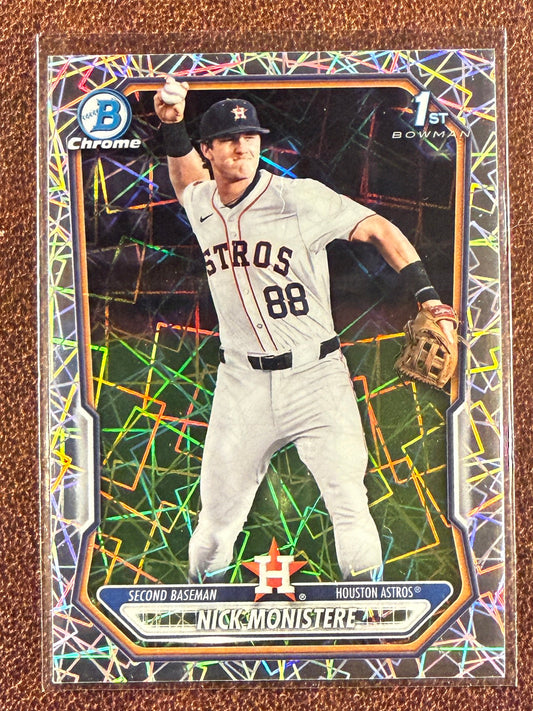 Nick Monistere - 2026 Bowman - Lazer 1st Bowman - Astros