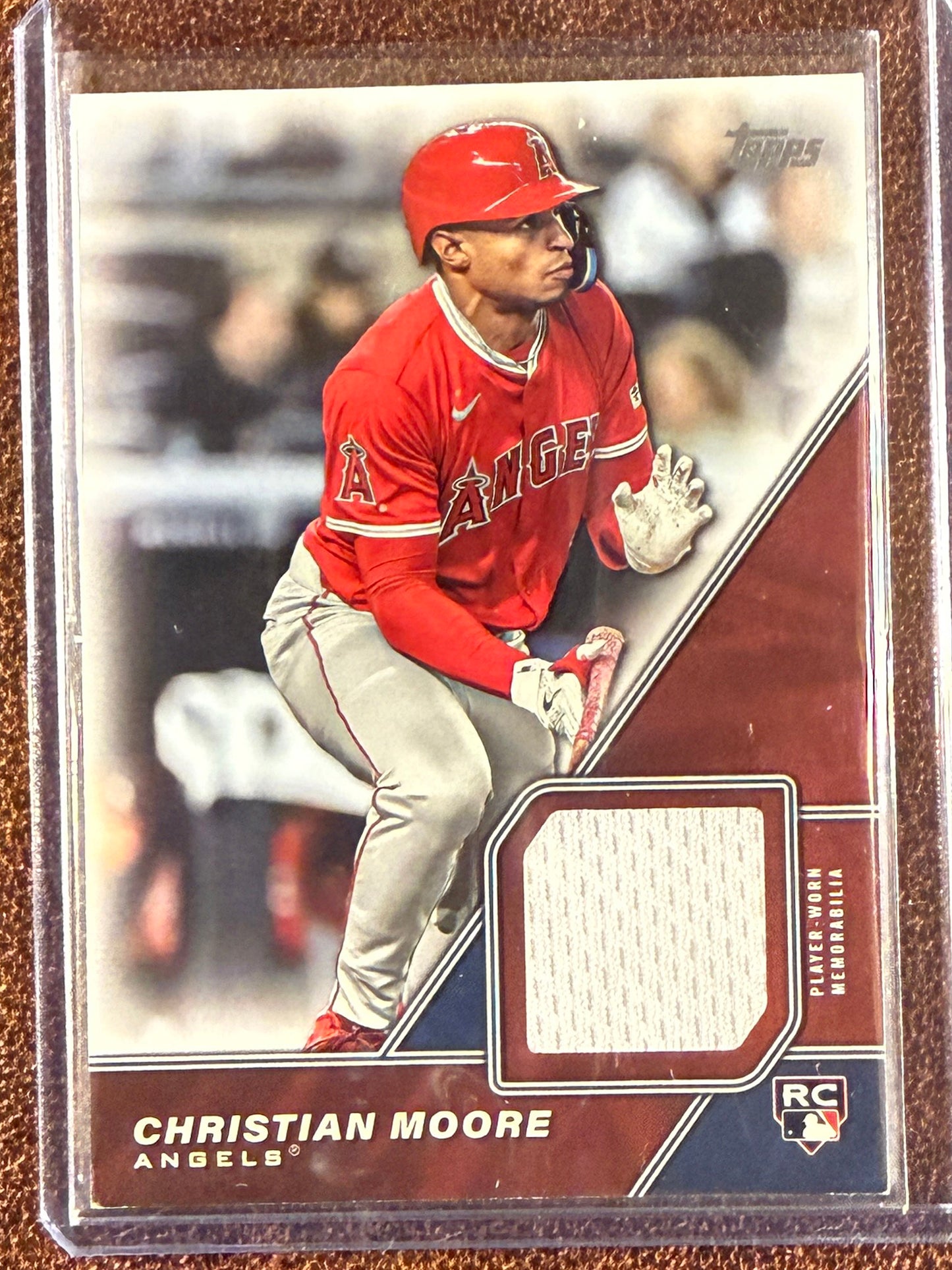 Christian Moore - 2026 Topps Series 1 - Major League Material RELIC - Angels