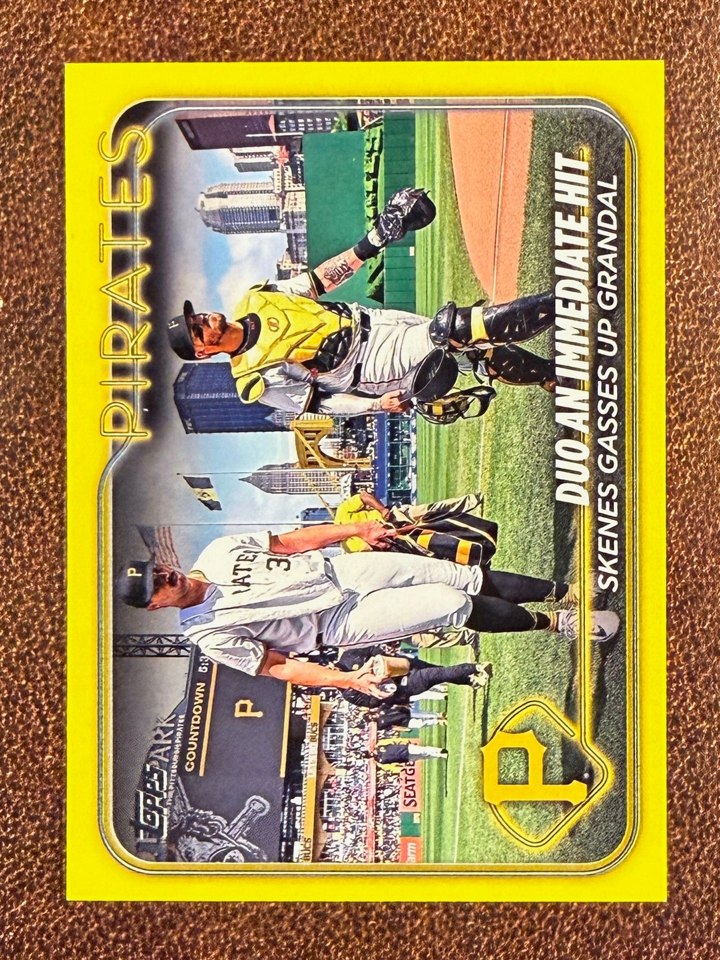 Paul Skenes/Grandal - 2024 Topps Update - YELLOW Border - Pirates