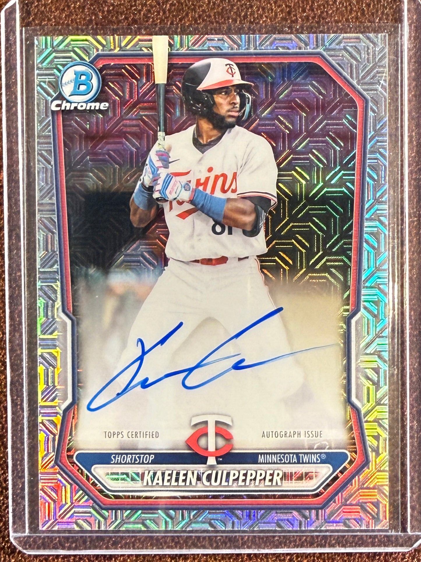 Kaelen Culpepper - 2026 Bowman - MOJO AUTO - Twins