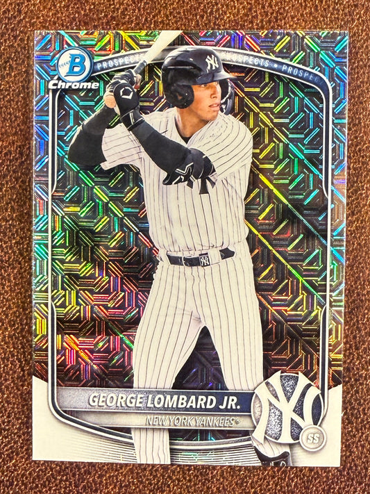 George Lombard Jr. - 2025 Bowman Draft - MOJO - Yankees