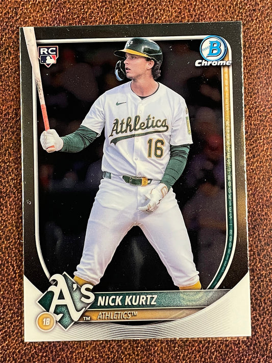 Nick Kurtz - 2025 Bowman - Rookie Base - Athletics