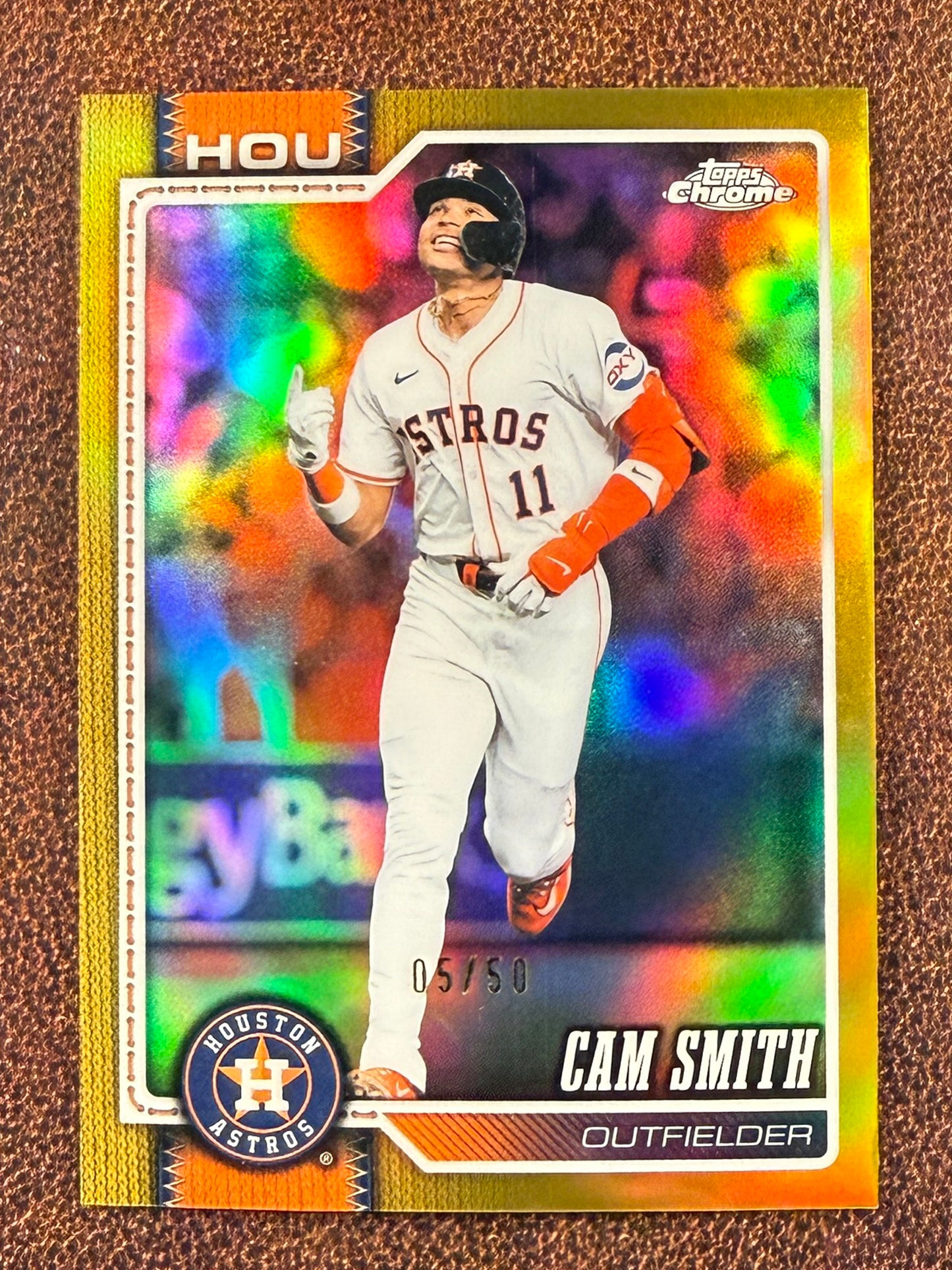 Cam Smith - 2026 Topps Chrome - GOLD /50 - Astros