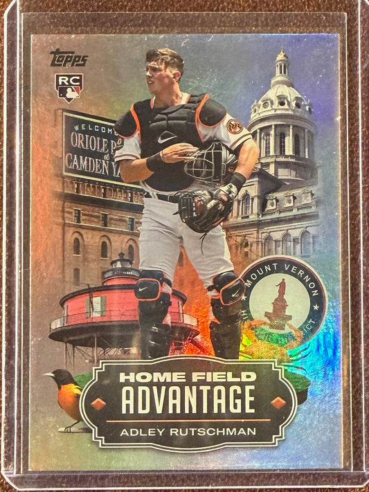 Adley Rutchman - 2023 Topps Series 1 - Rookie Home Field Advantage - Orioles
