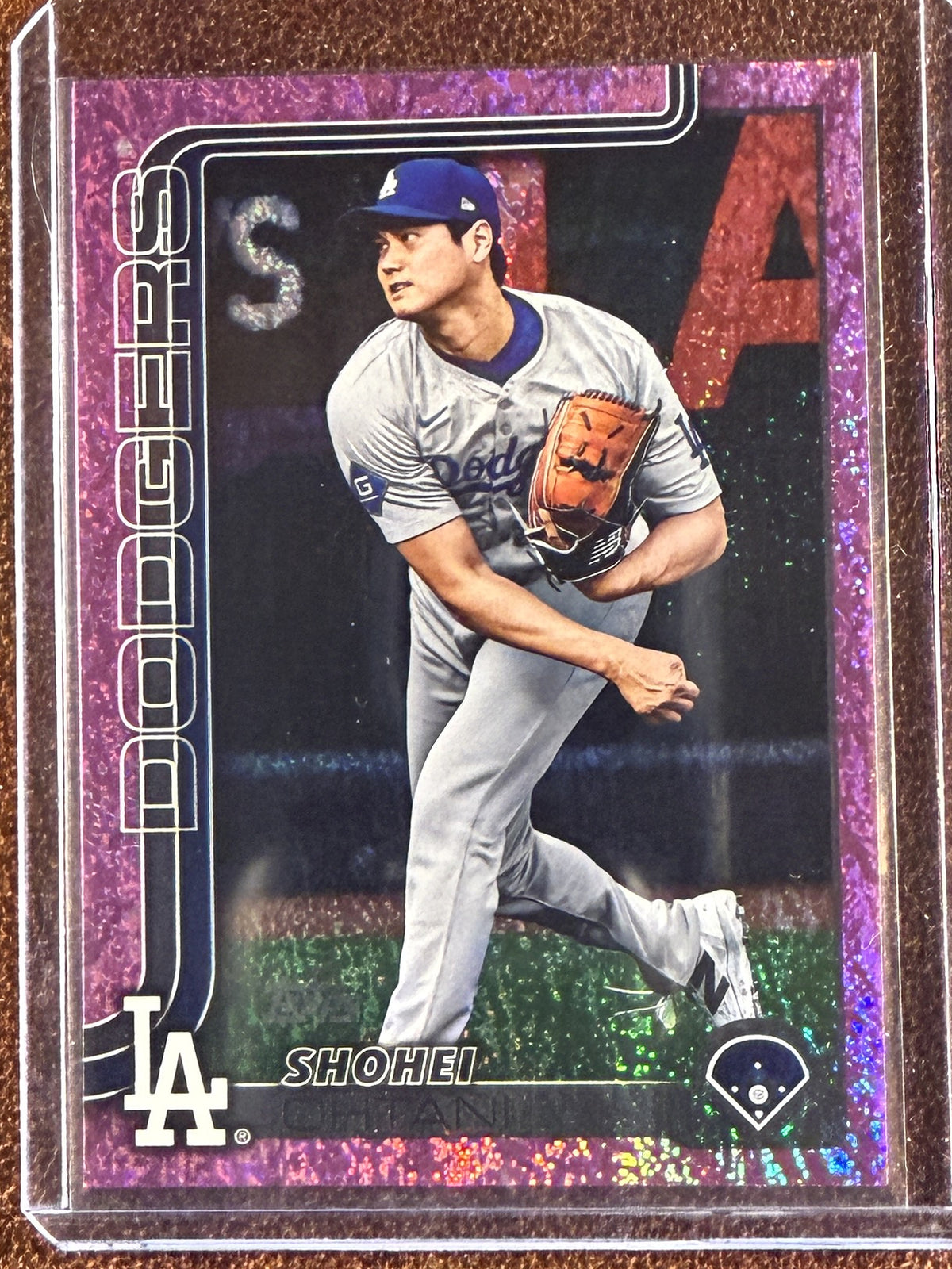 Shohei Ohtani - 2025 Topps Series 2 - PINK Holofoil - Dodgers