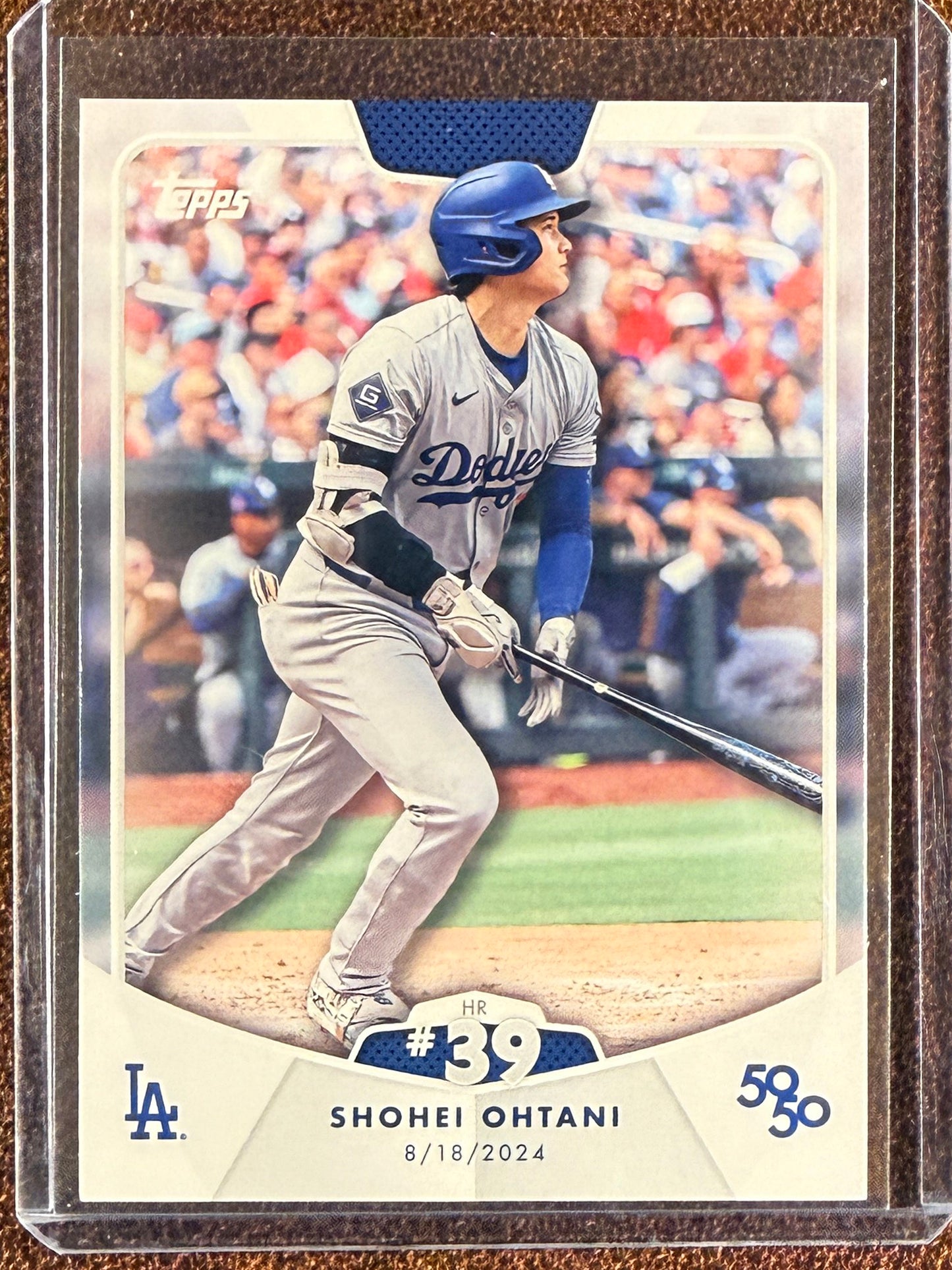 Shohei Ohtani - 2024 Topps 50/50 - HR #39 Base - Dodgers