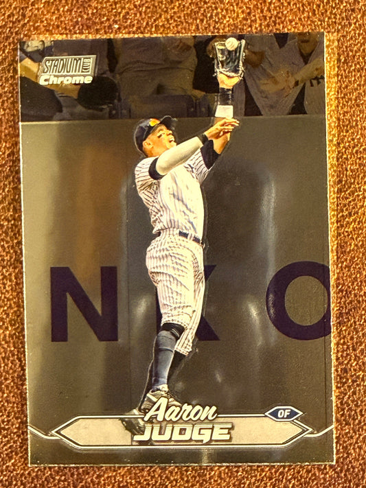 Aaron Judge - 2024 Topps Stadium Club - Chrome - Yankees