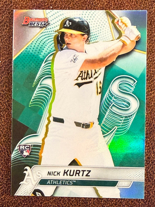 Nick Kurtz - 2025 Bowmans Best - Rookie Refractor - Athletics