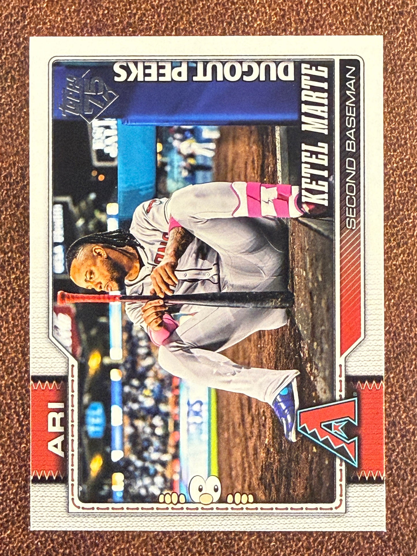 Ketel Marte - 2026 Topps Series 1 - Dugout Peeks - Diamondbacks