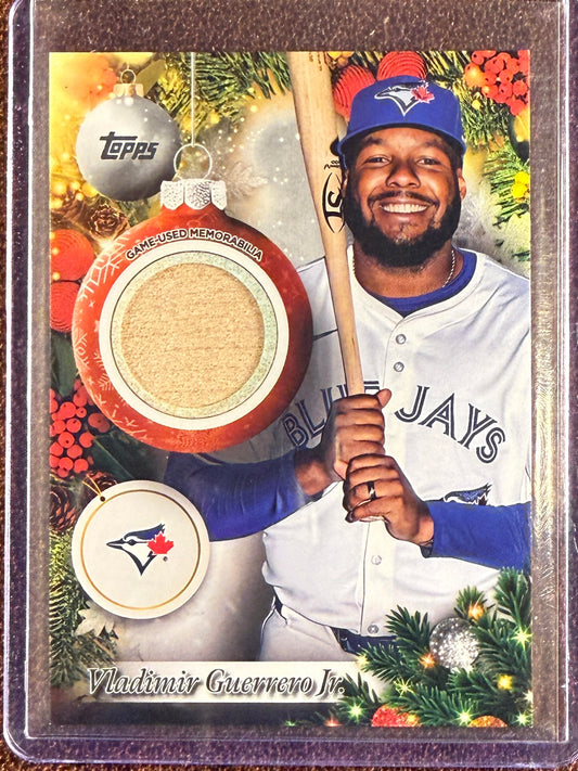 Vladimir Guerrero Jr - 2025 Topps Holiday - RELIC - Blue Jays