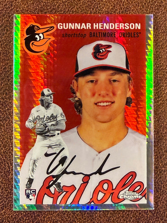 Gunnar Henderson - 2023 Topps Chrome Platinum - Rookie Prism Refractor - Orioles