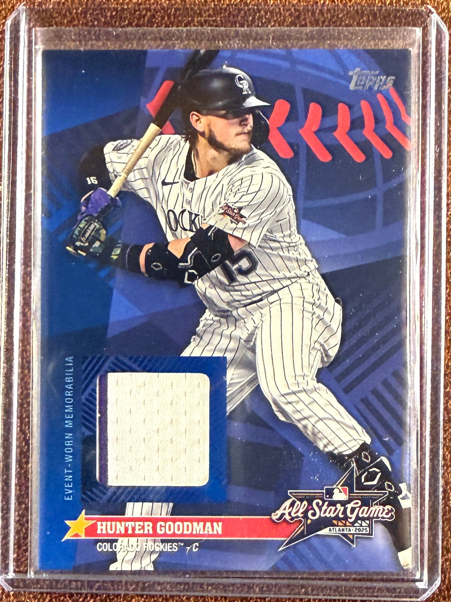 Hunter Goodman - 2025 Topps Update - All Star RELIC - Rockies