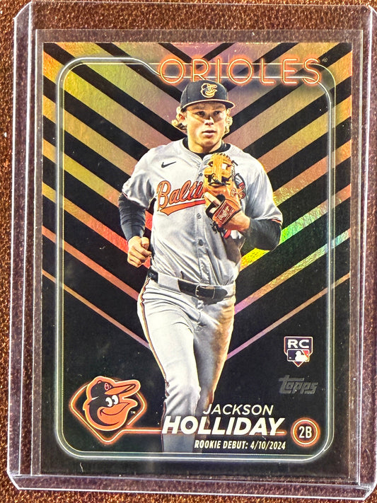 Jackson Holliday - 2024 Topps Update - Rookie Holiday Parallel - Orioles