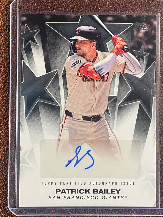 Patrick Bailey - 2025 Topps Series 2 - Baseball Stars AUTO (*Corner Whiting*) - Giants