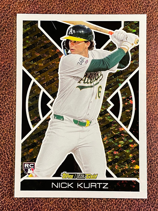 Nick Kurtz - 2025 Topps Update - Black Gold - Athletics