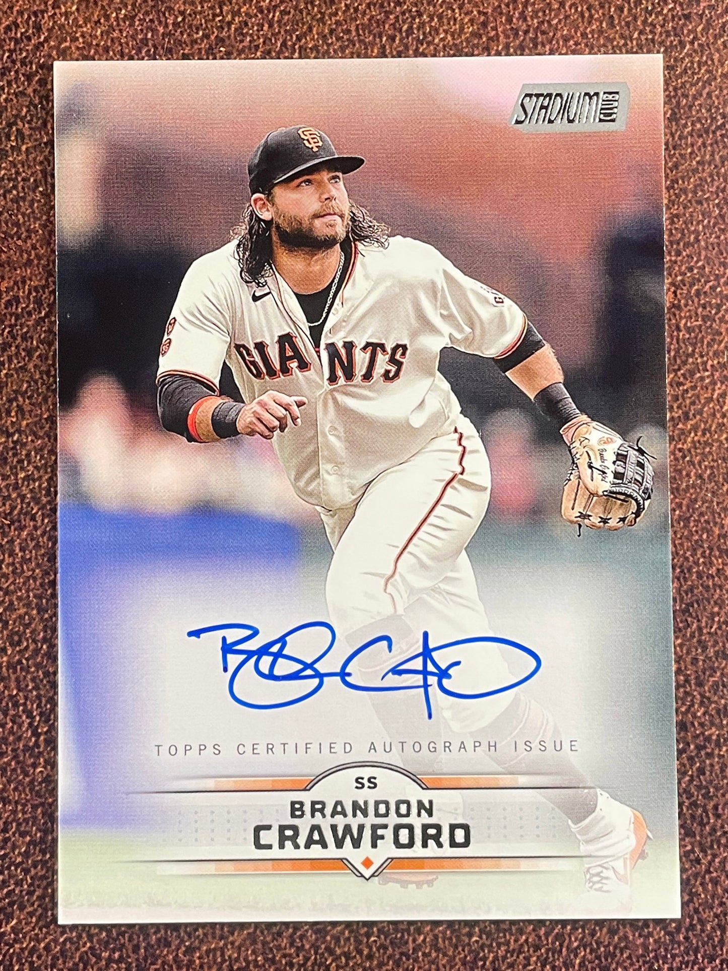 Brandon Crawford - 2025 Stadium Club - AUTO - Giants
