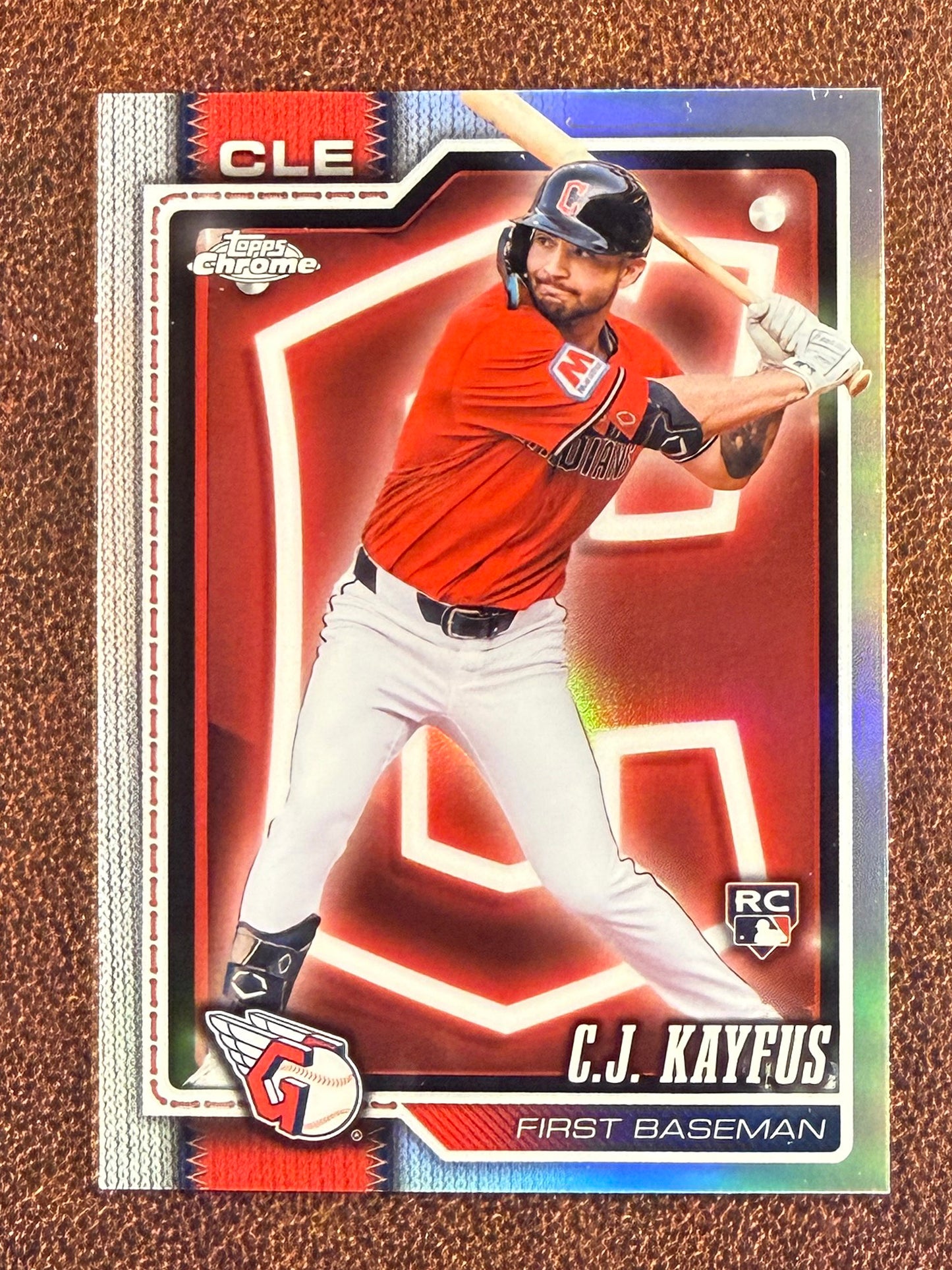 CJ Kayfus - 2026 Topps Chrome - Rookie Logo Lightboard - Guardians