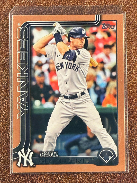 Paul Goldschmidt - 2025 Topps Series 2 - GOLD /2025 - Yankees